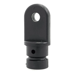 Наконечник рамы тента внутренний 16 мм, черный пластмассовый (CS0005-B)